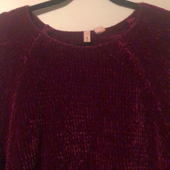 Anthropologie chenille cropped sweater - Picture 3 of 6